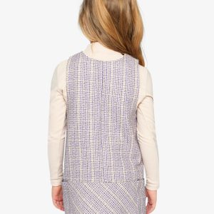 Brushed Rib Mock Neck Top Beige - Image 4
