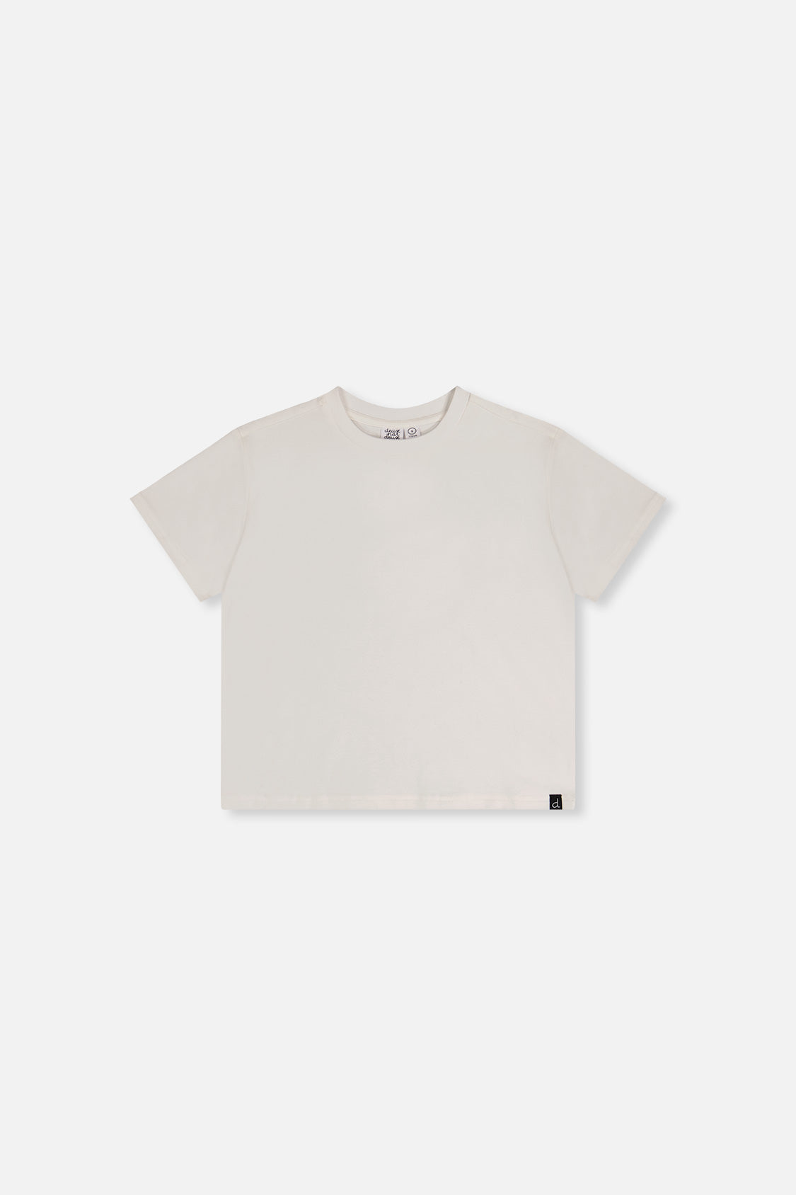 Heavy Jersey Wide Short Sleeve T-Shirt White - Image 7
