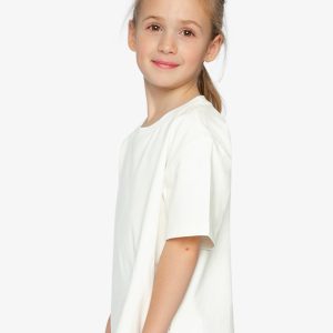 Heavy Jersey Wide Short Sleeve T-Shirt White - Image 3