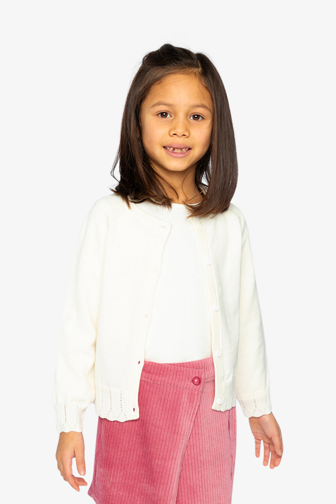 Knit Cardigan Off-White - Image 2