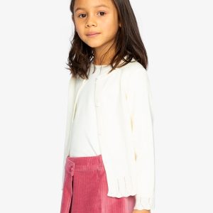Knit Cardigan Off-White - Image 3