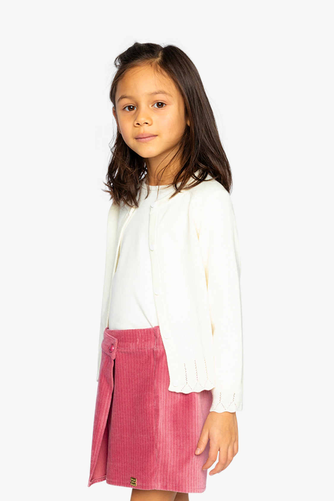 Knit Cardigan Off-White - Image 3