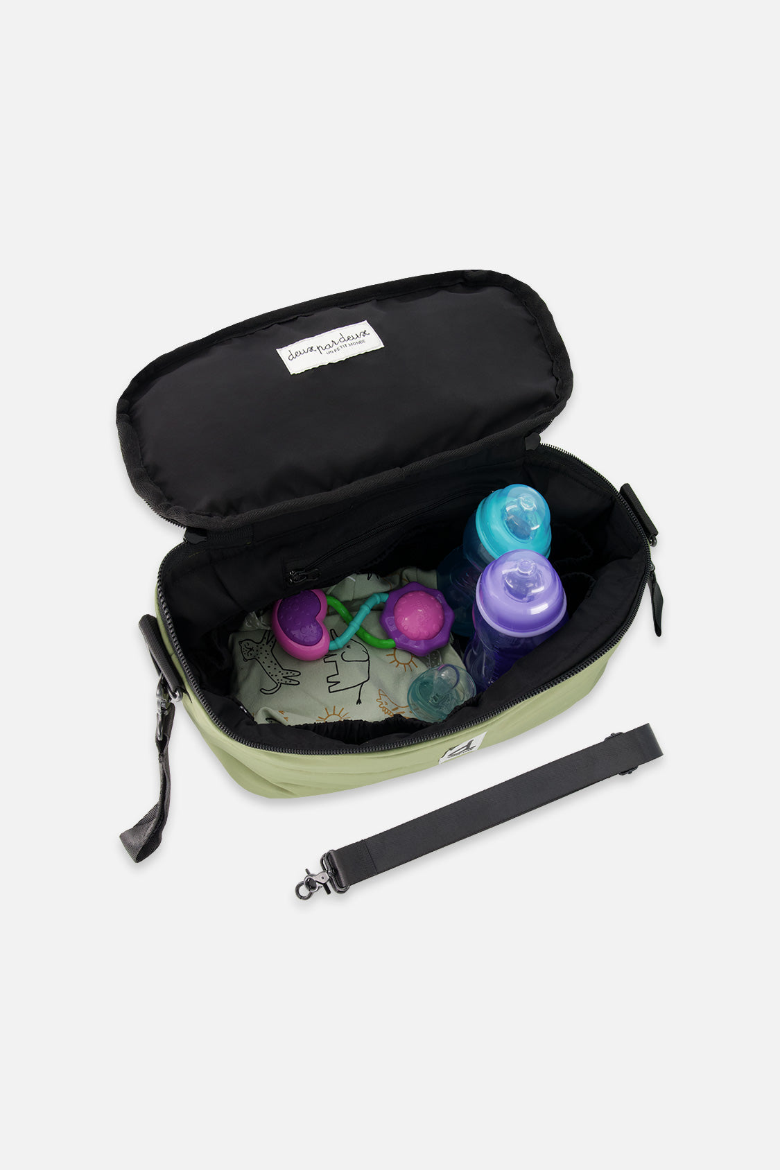 Mini Diaper Bag Olive Green - Image 5