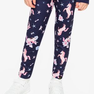 Alternative view of Printed Leggings Navy Unicorn Print