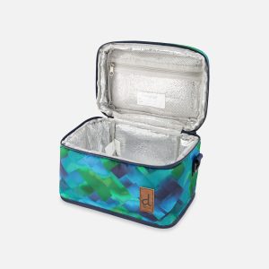 Lunch Box Blue Diamond Print - Image 3