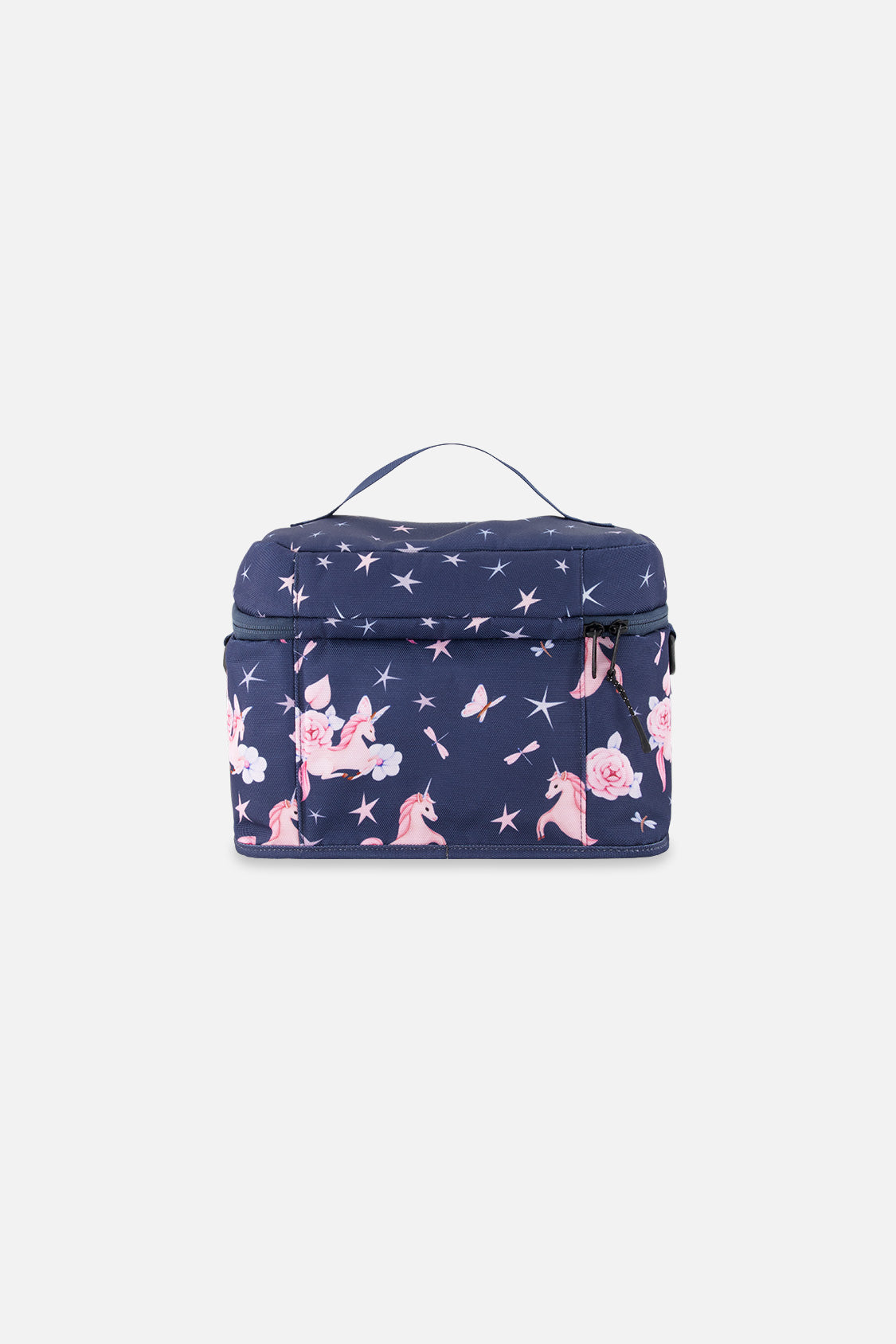 Lunch Box Navy Unicorn Print - Image 2