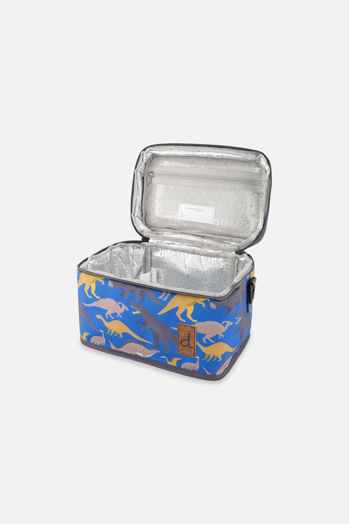 Lunch Box Blue Dinosaur Print - Image 3
