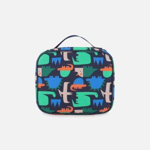 Alternative view of Snack Box Blue Dinosaur Print
