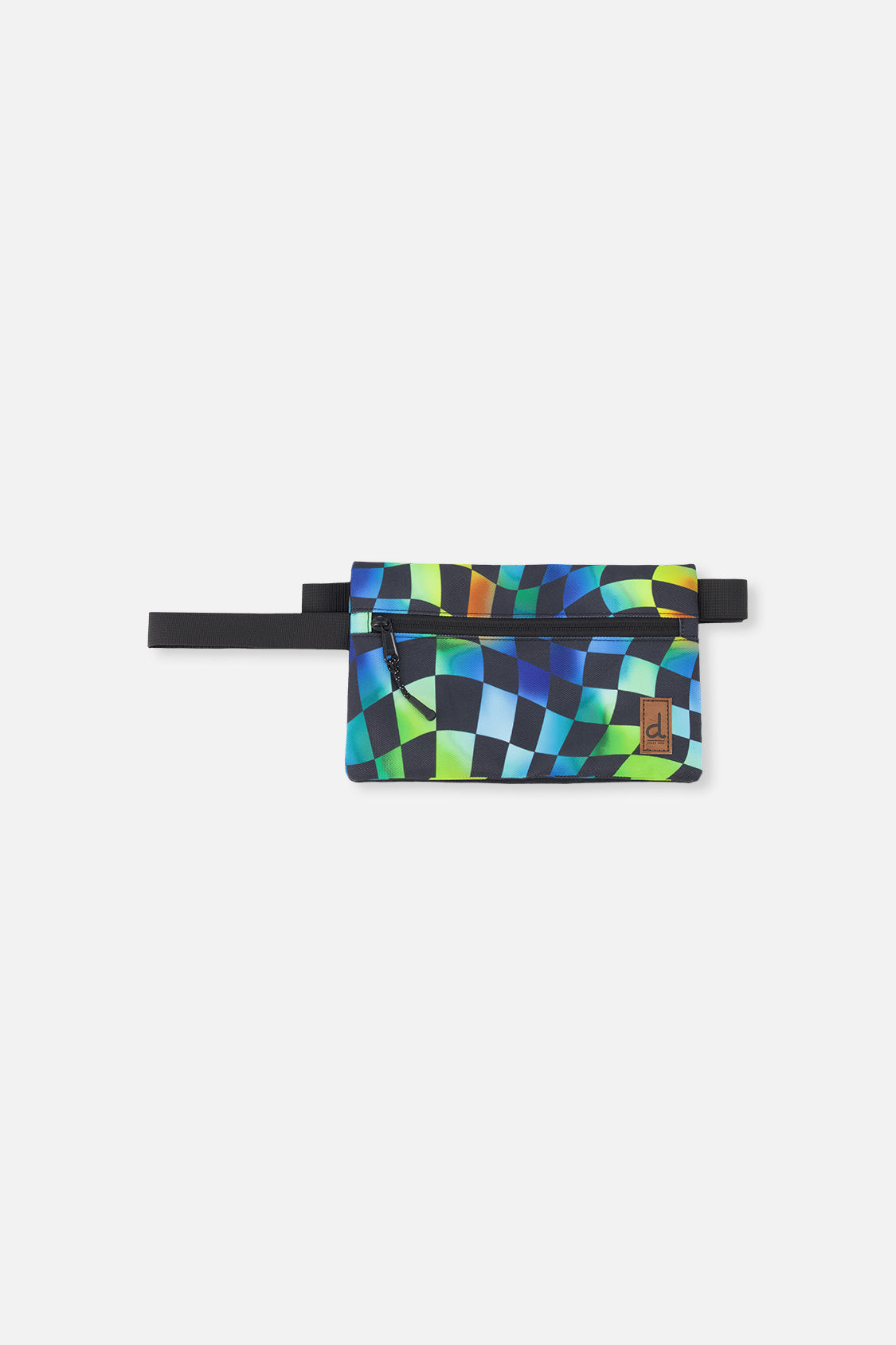 Pencil Case Blue Checkered Print - Image 6