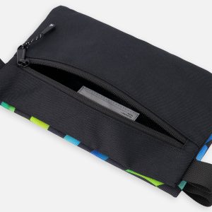 Pencil Case Blue Checkered Print - Image 4