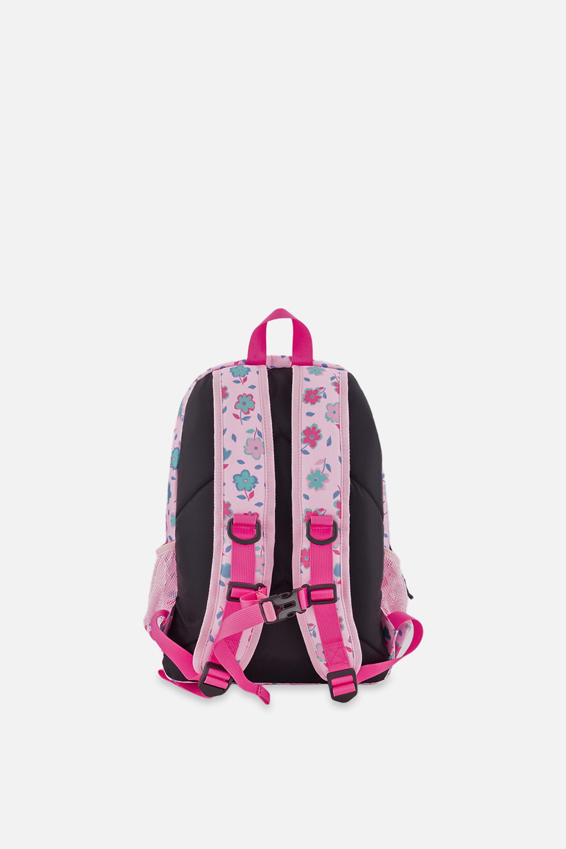 Little Kids Backpack Pink Printed Flowers - Image 2