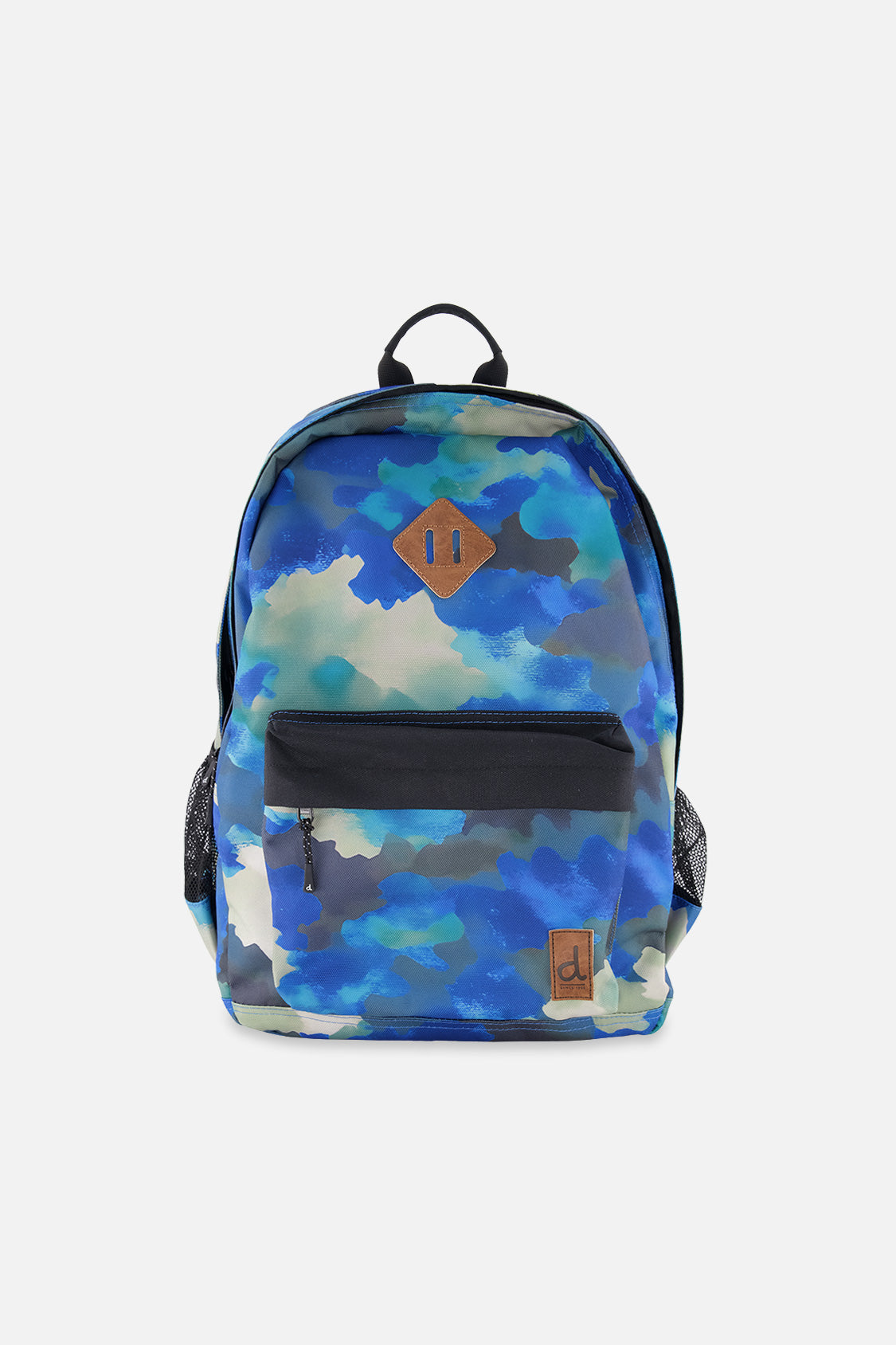 Kids Backpack Blue And Grey Camouflage - Image 5