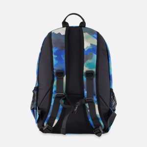Alternative view of Kids Backpack Blue And Grey Camouflage