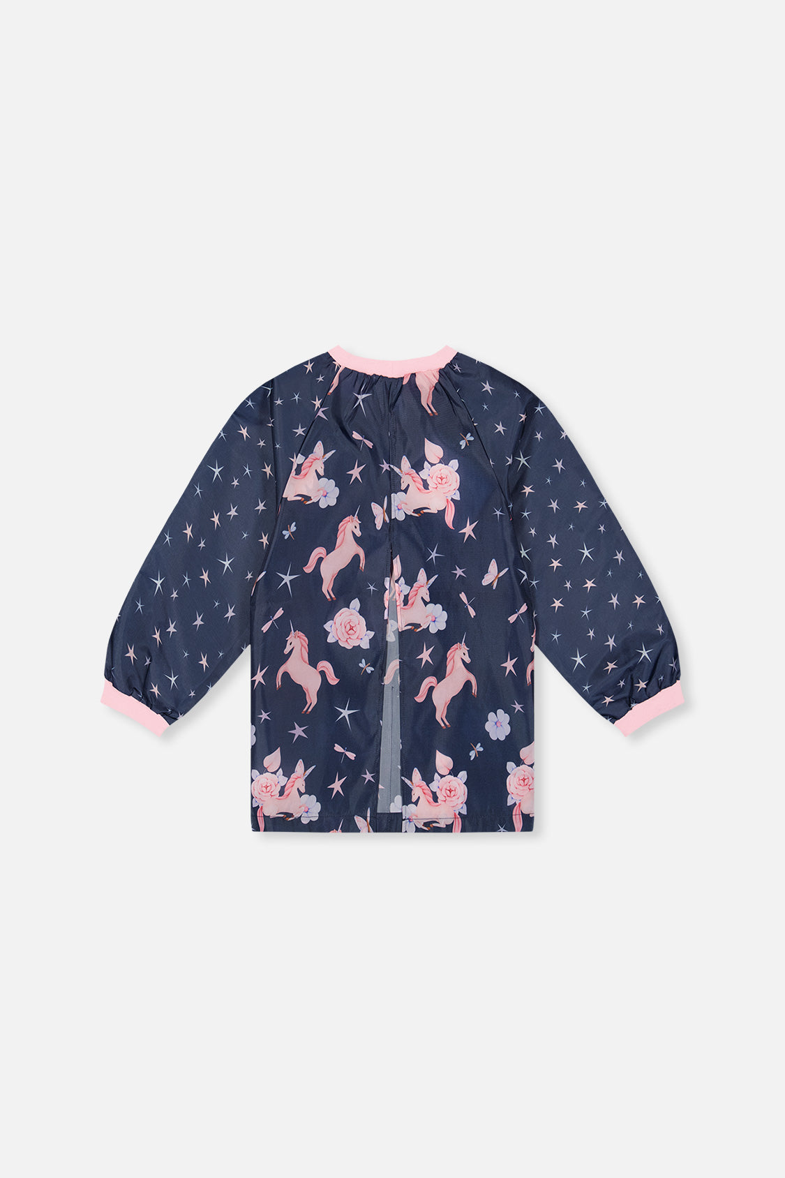 Apron Navy Unicorn Print - Image 2