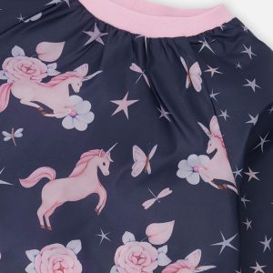 Apron Navy Unicorn Print - Image 3