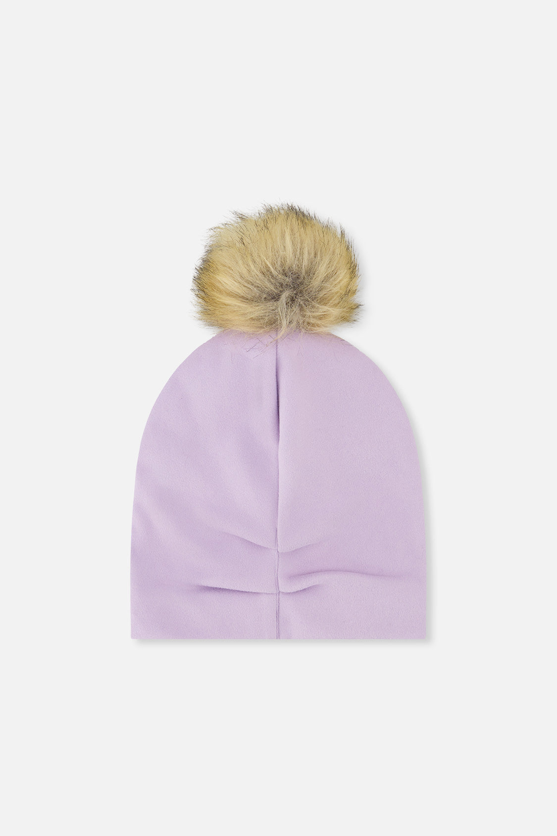 Jersey Hat With Pompom Lavender - Image 2