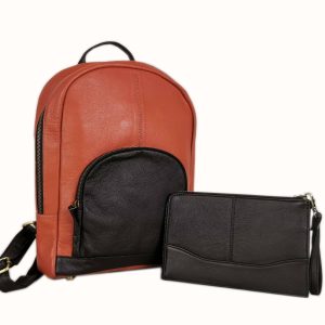Alternative view of The Signature Leather Backpack