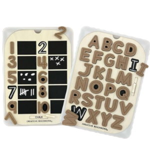 Large TROFAST Chalkboard Based Lid Insert (Uppercase and Numbers) | Sensory Table Lid | Alphabet and Numbers Sensory Table Chalkboard Puzzle Combo