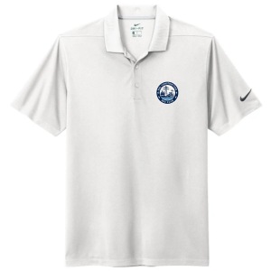 Premium Nike Micro Pique 2.0 polo featuring breathable moisture‑wicking fabric, athletic fit, and durable DTF printed graphics for forestry and outdoor professionals. - White