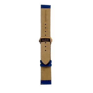 Blue Leather - Rosegold Clasp - Image 4