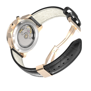 Black Leather - Rosegold Clasp - Image 3