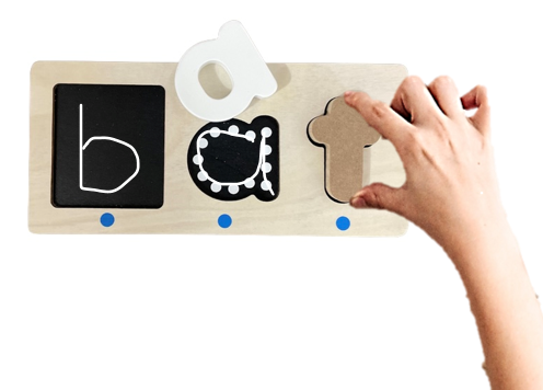 Word Family Chalkboard Kit and Lowercase Chalkboard Puzzle - Image 2