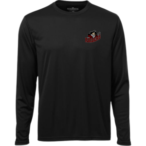 Seven Oaks Raiders performance long sleeve undershirt with moisture‑wicking polyester jersey - Black