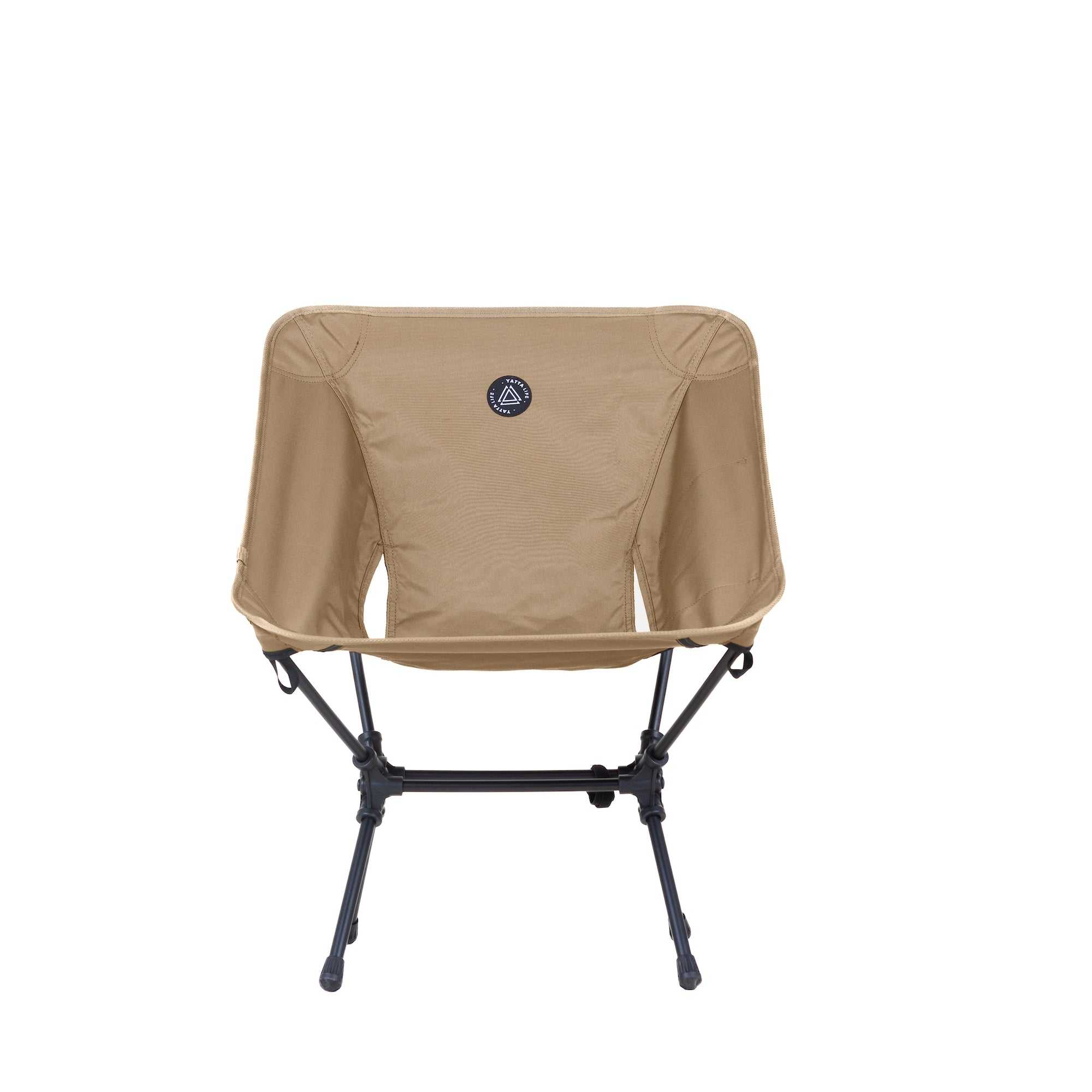 Low Back Ultralight Folding Camping Chairs With Storage Pouch - Black - Image 3