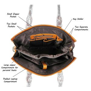 Alternative view of The Signature 17" Bag with Trolley Strap, Tan