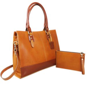 The Signature 17" Bag with Trolley Strap, Tan - Image 5
