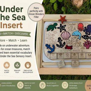 🌈 COMPLETE SENSORY SET - Chalk & Play Sensory Table + 2 Adventures + 2 Sensory Filler - Image 5