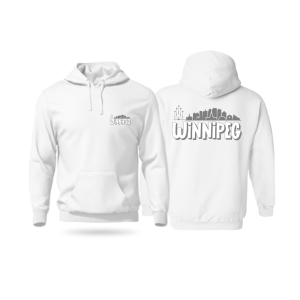 Winnipeg White Hoodie inspired by the city’s whiteout tradition