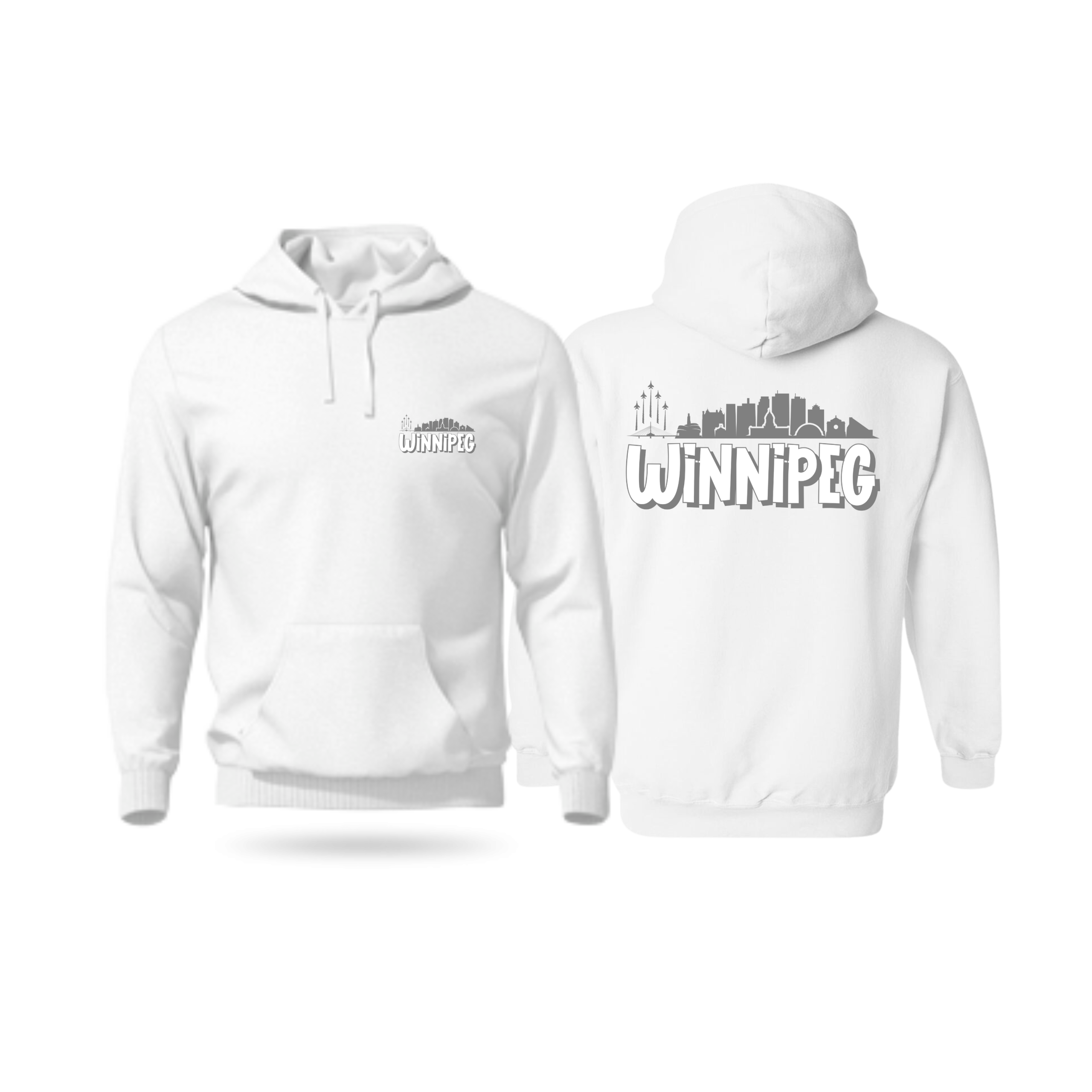 Winnipeg White Hoodie inspired by the city’s whiteout tradition