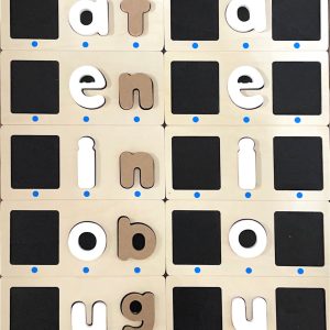 Word Family Chalkboard Kit and Lowercase Chalkboard Puzzle - Image 3