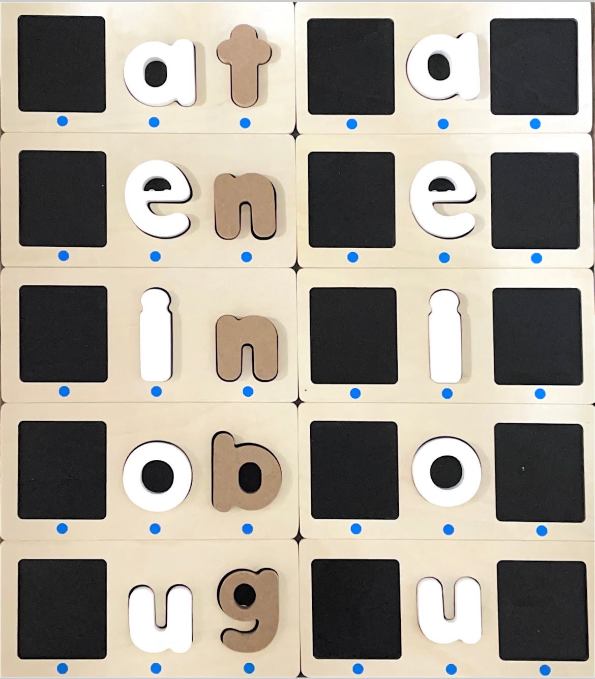 Word Family Chalkboard Kit and Lowercase Chalkboard Puzzle - Image 3