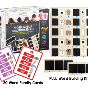 Word Family Chalkboard Kit and Lowercase Chalkboard Puzzle - Image 5