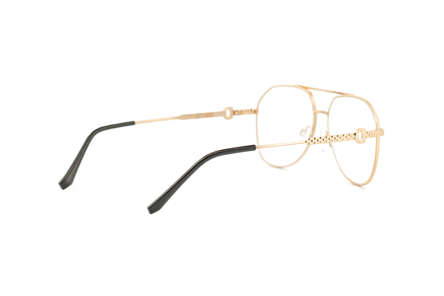 Boléro Monaco — Gold Aviator Reading Glasses - Image 4