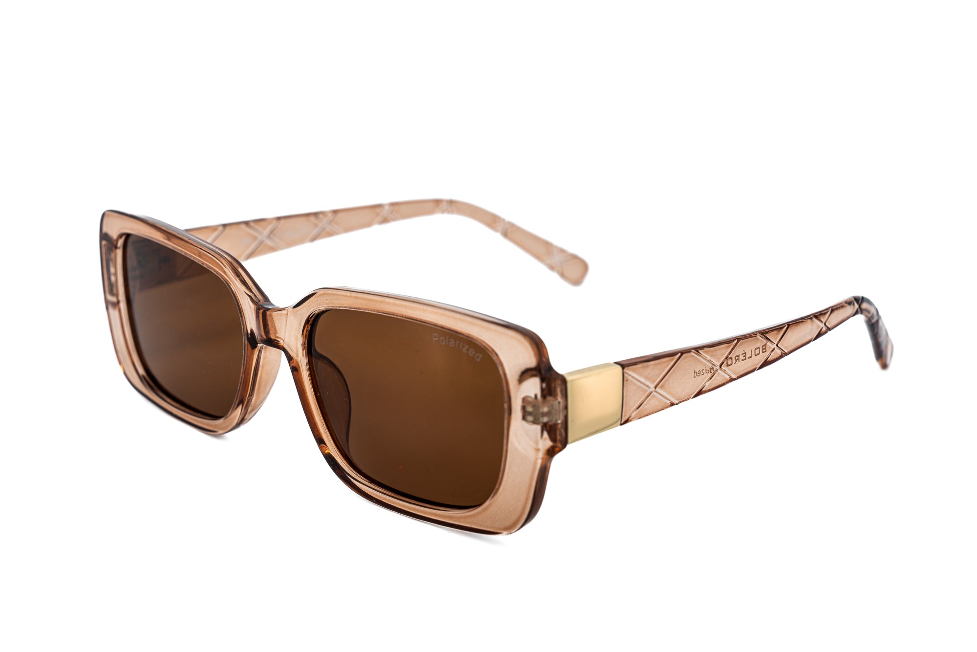 Boléro Odette — Quilted Rectangular Polarized Sunglasses - Image 4