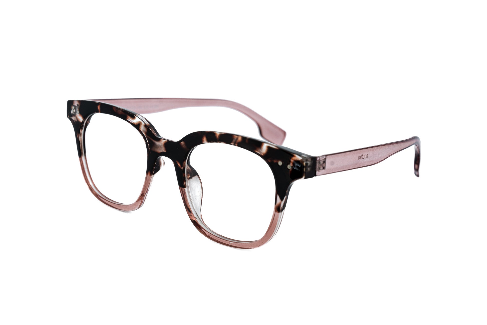 Boléro Wexley — Pink Tortoise Oversized Reading Glasses - Image 8