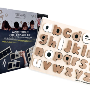 Word Family Chalkboard Kit and Lowercase Chalkboard Puzzle
