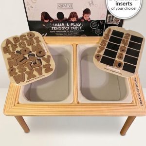 ⭐ EXPLORER SET — Chalk & Play Sensory Table + 2 Adventures