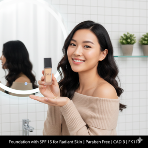 Alternative view of Foundation with SPF 15 for Radiant Skin | Paraben Free | CAD B | FK110