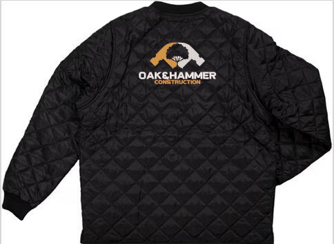Oak & Hammer Embroidered Freezer Jacket - Image 4