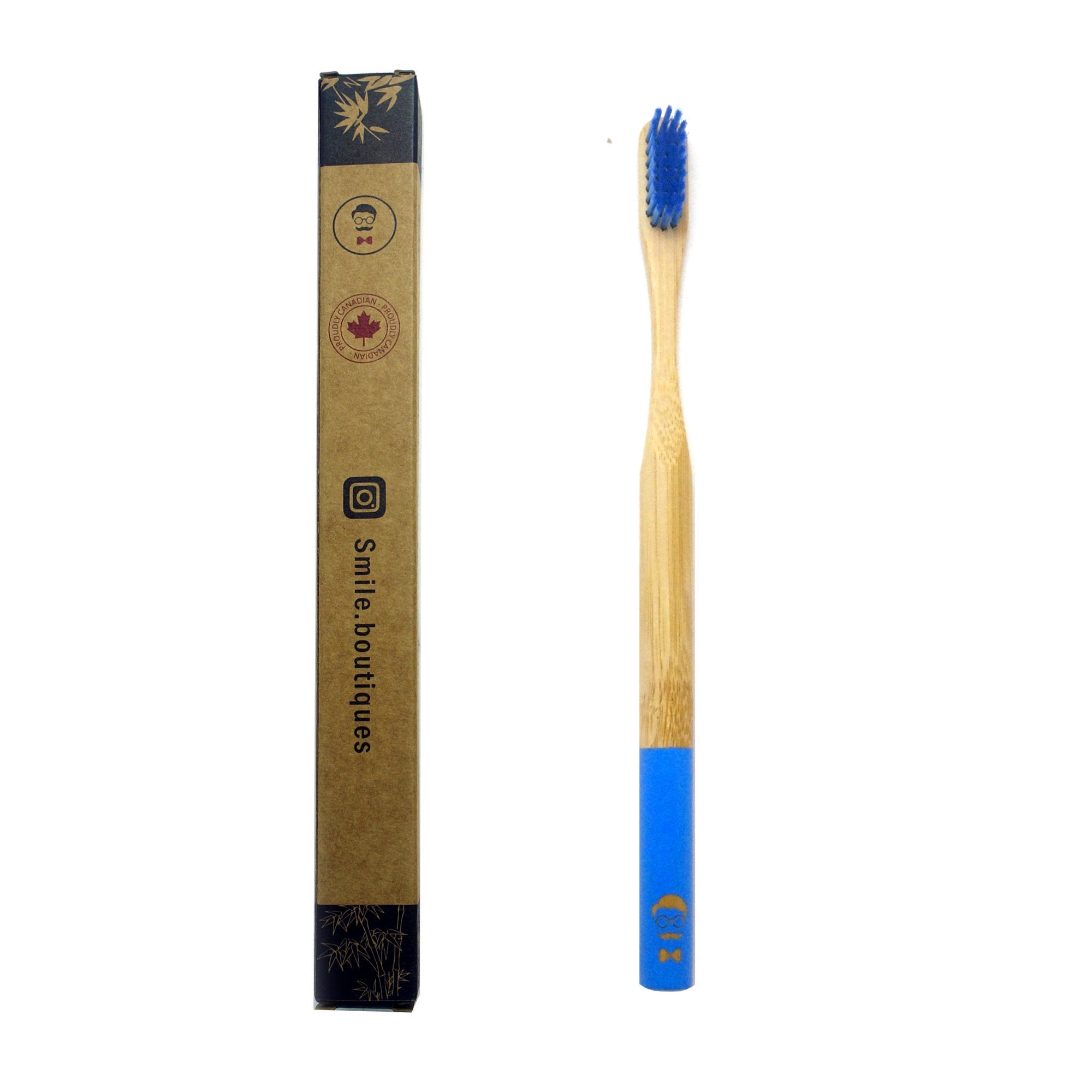 Smile Boutiques Luxury Bamboo Toothbrush – Natural Biodegradable Eco Toothbrush