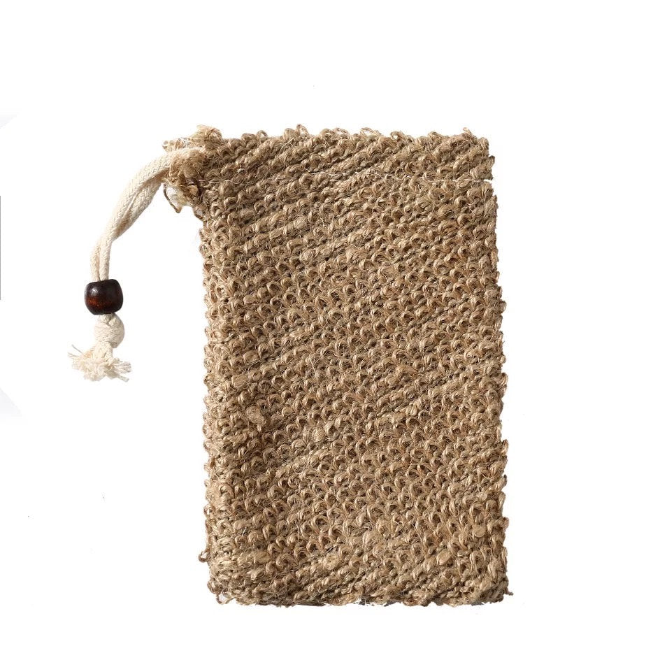 Smile Boutiques Natural Jute Soap Bag – Organic Biodegradable Soap Saver
