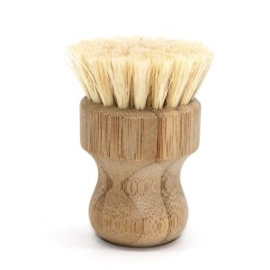 Bamboo Pot Scrubber - Zero Waste Dish Brush - Image 3