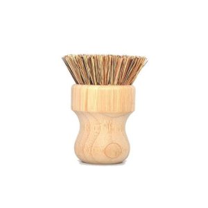 Bamboo Pot Scrubber - Zero Waste Dish Brush - Image 7