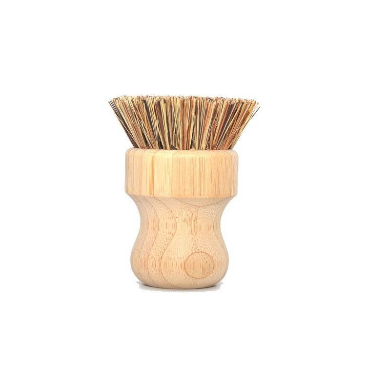 Bamboo Pot Scrubber - Zero Waste Dish Brush - Image 7