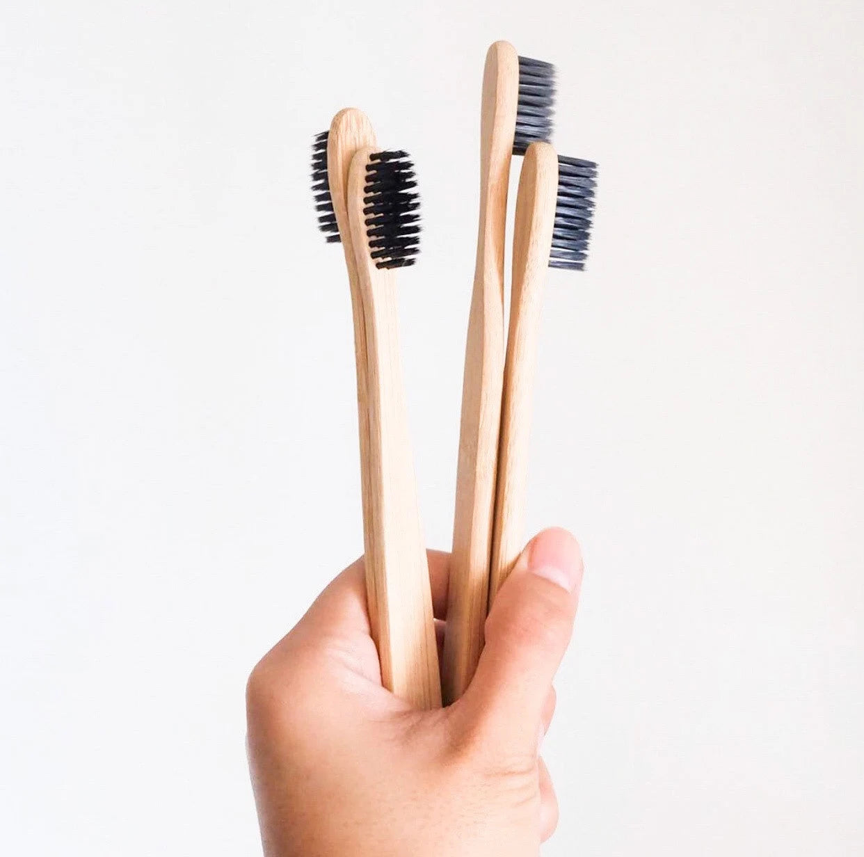 Eco Friendly Natural Bamboo Toothbrush - Activated Charcoal Bristle - Zero Waste | Biodegradable - Image 2