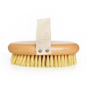 Alternative view of Plastic Free Natural Sisal Body Brush - Zero Waste Organic Exfoliating Dry Body Brush - Eco Friendly Sustainable Bathroom